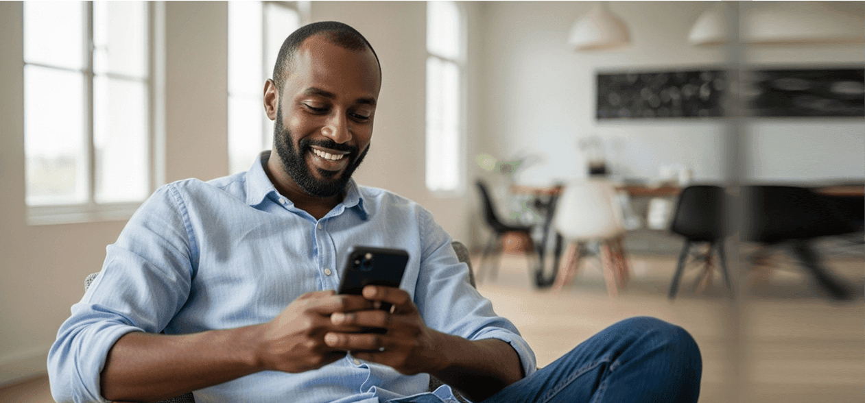 Bravo Sudan mobile app feature 4 background interface